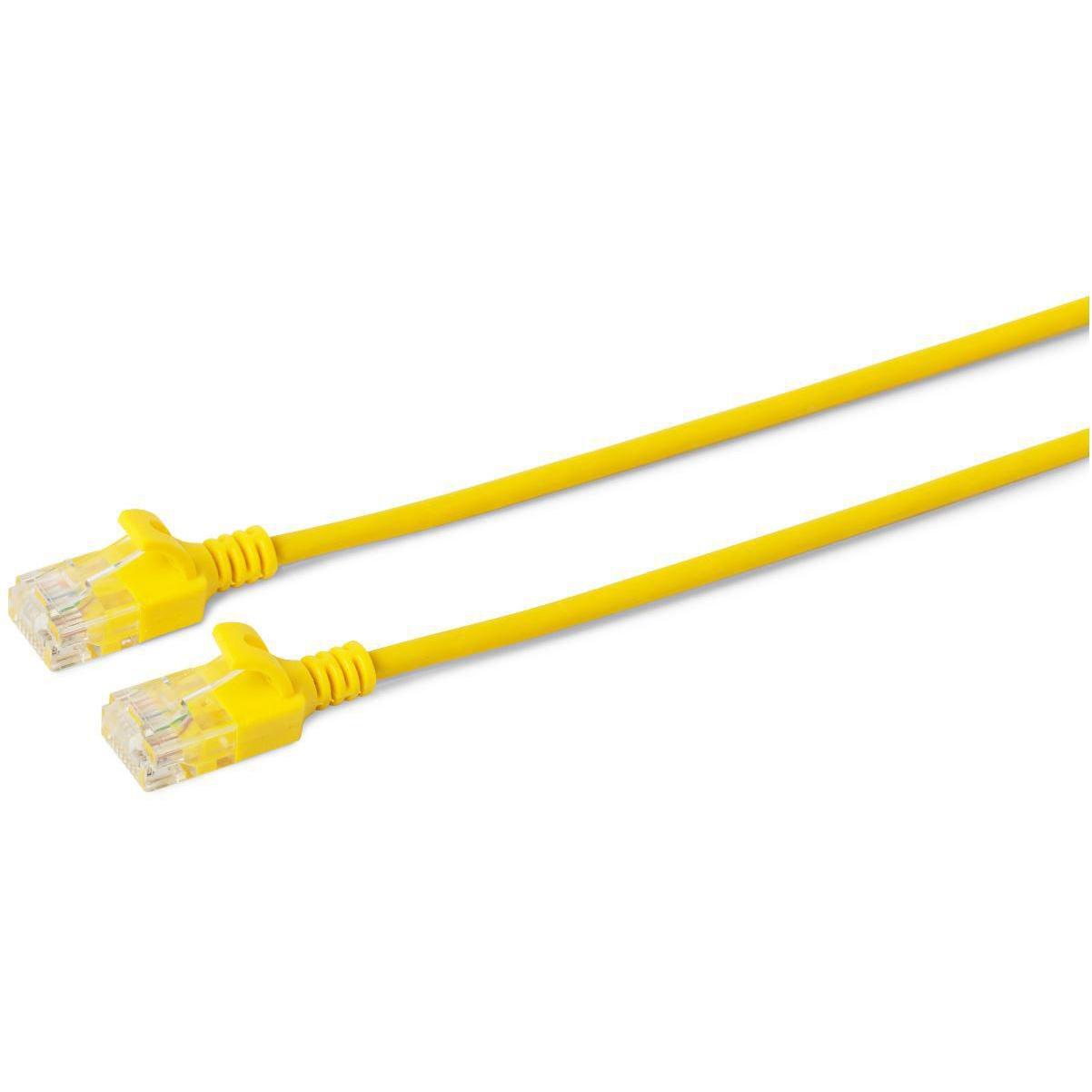 Microconnect Cable de Red U/UTP CAT6A Slim 7.5M Amarillo