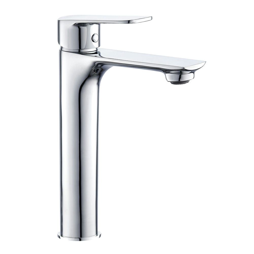 Monomando Lavabo Alto Coral Cromado