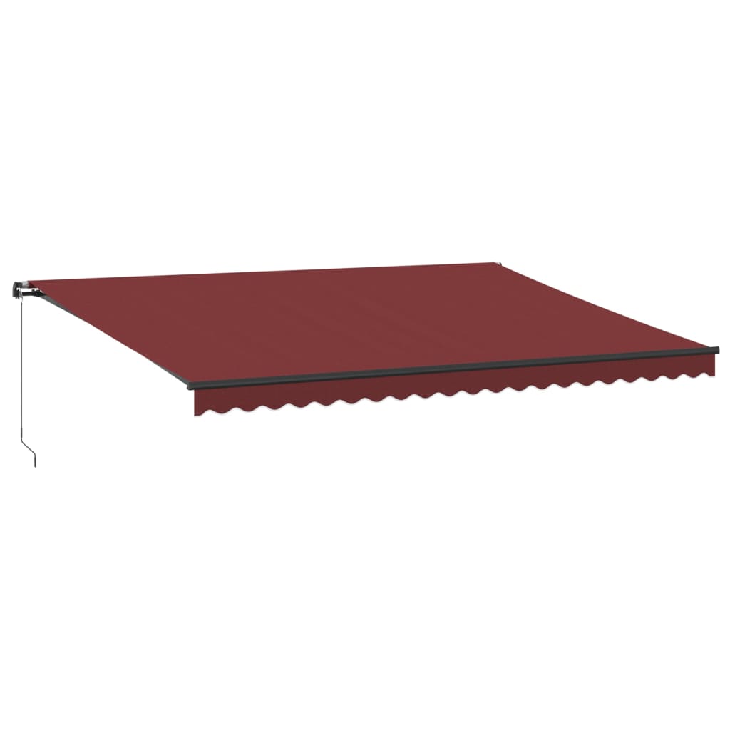 vidaXL Toldo Retráctil Poliéster y Acero 500 x 350 cm Multicolor