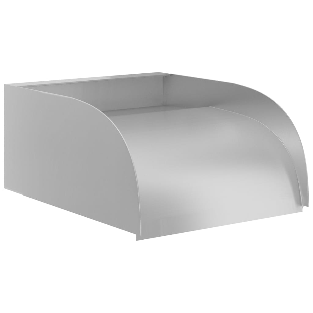 vidaXL Cascada de Jardín Acero Inoxidable Fuente de Piscina Estanque Spa Dimensiones 30 x 34 x 14 cm, 45 x 34 x 14 cm, 60 x 30 x 14 cm