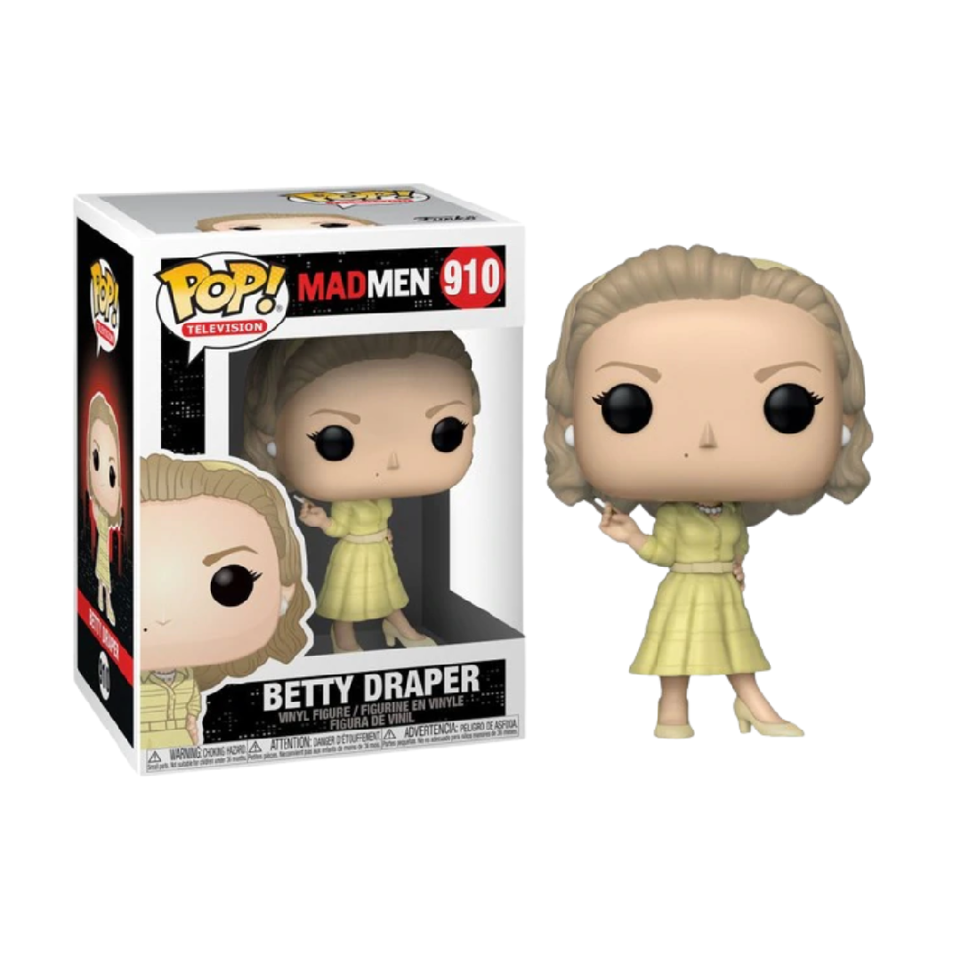 FUNKO POP! MAD MEN - BETTY, 43405, Nº 910, TIENDA CON LICENCIA OFICIAL, ENVIO EN 24-48 HORAS EN PENÍNSULA, FIGURA, CABEZÓN, MUÑECO, JUGUETES, PELÍCULA, DIBUJOS, AVENTURAS