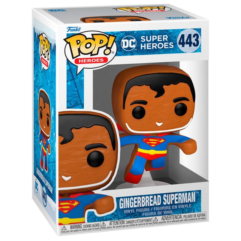 Figura Pop Dc Comics Holiday Gingerbread Superman