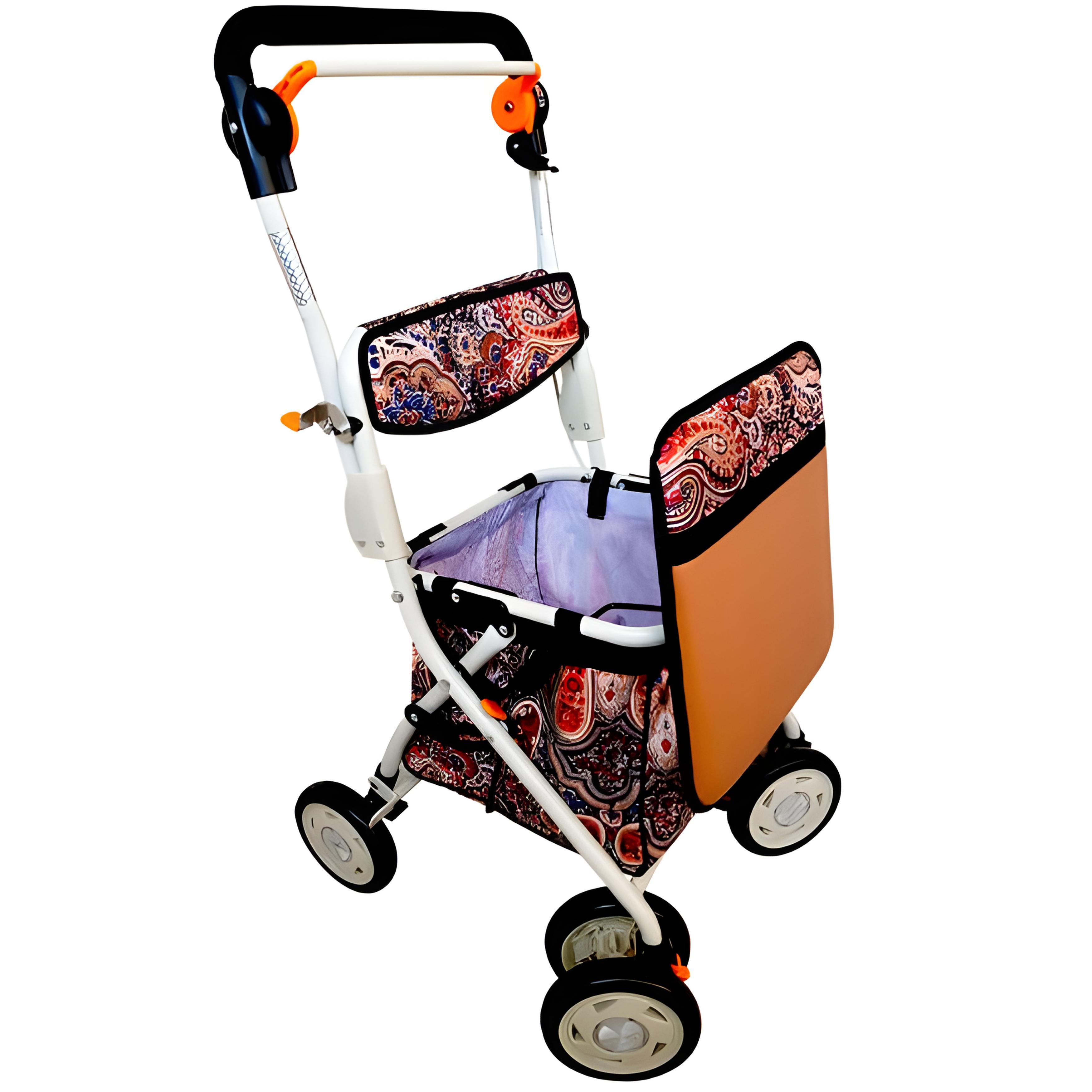 Rollator y Carro de Compras con Asiento | Multifuncional Ortoprime Ortoprime