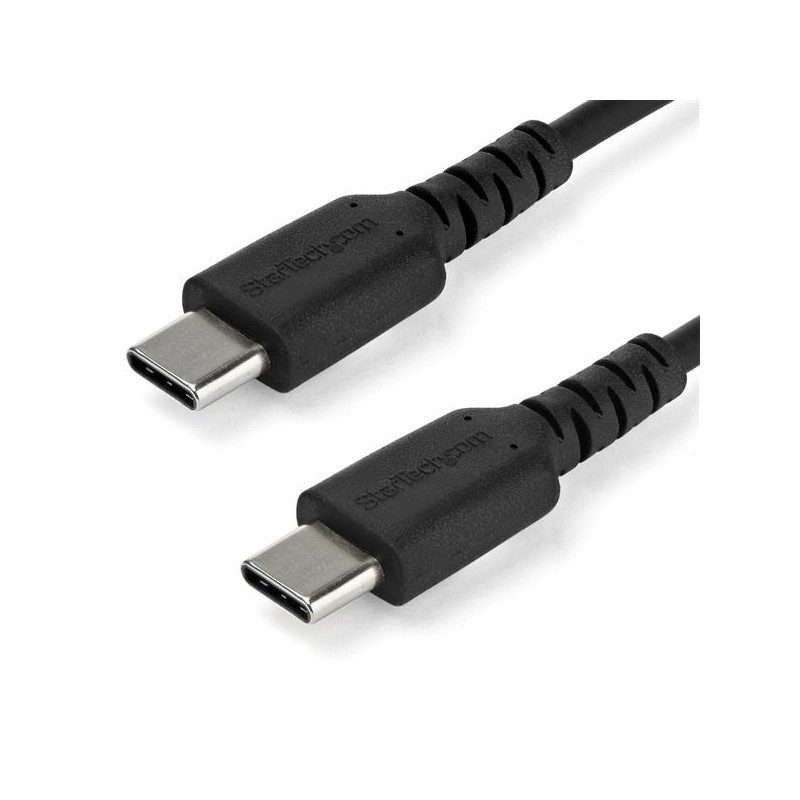 StarTech.com - Cable de 1m de Carga USB C - de Carga Rápida y Sincronización USB 2.0 Tipo C a USB C para Portátiles - RUSB2CC1MB RUSB2CC1MB