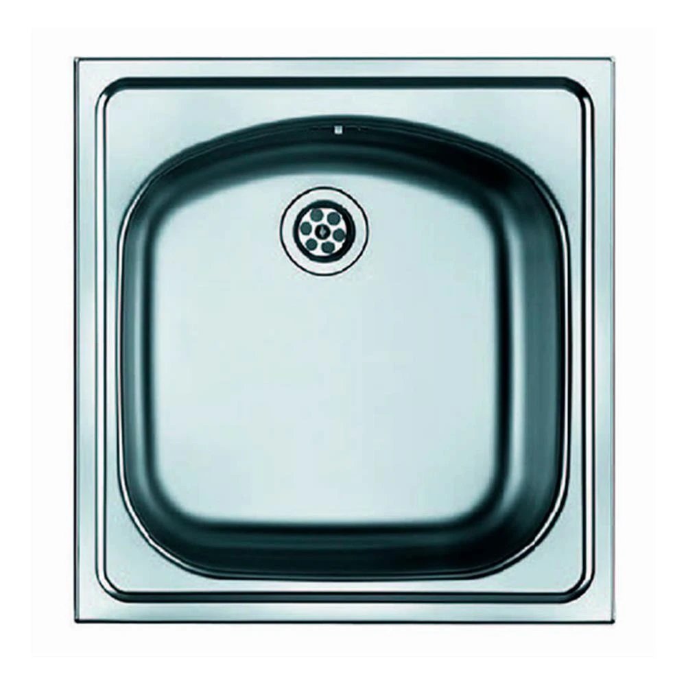 Fregadero Bajo encimera Acero inoxidable Rectangular 1 Senos MEPAMSA CUADRO 43.45 INOX  | Inox, 44cm, x 46cm, ( 14cm )