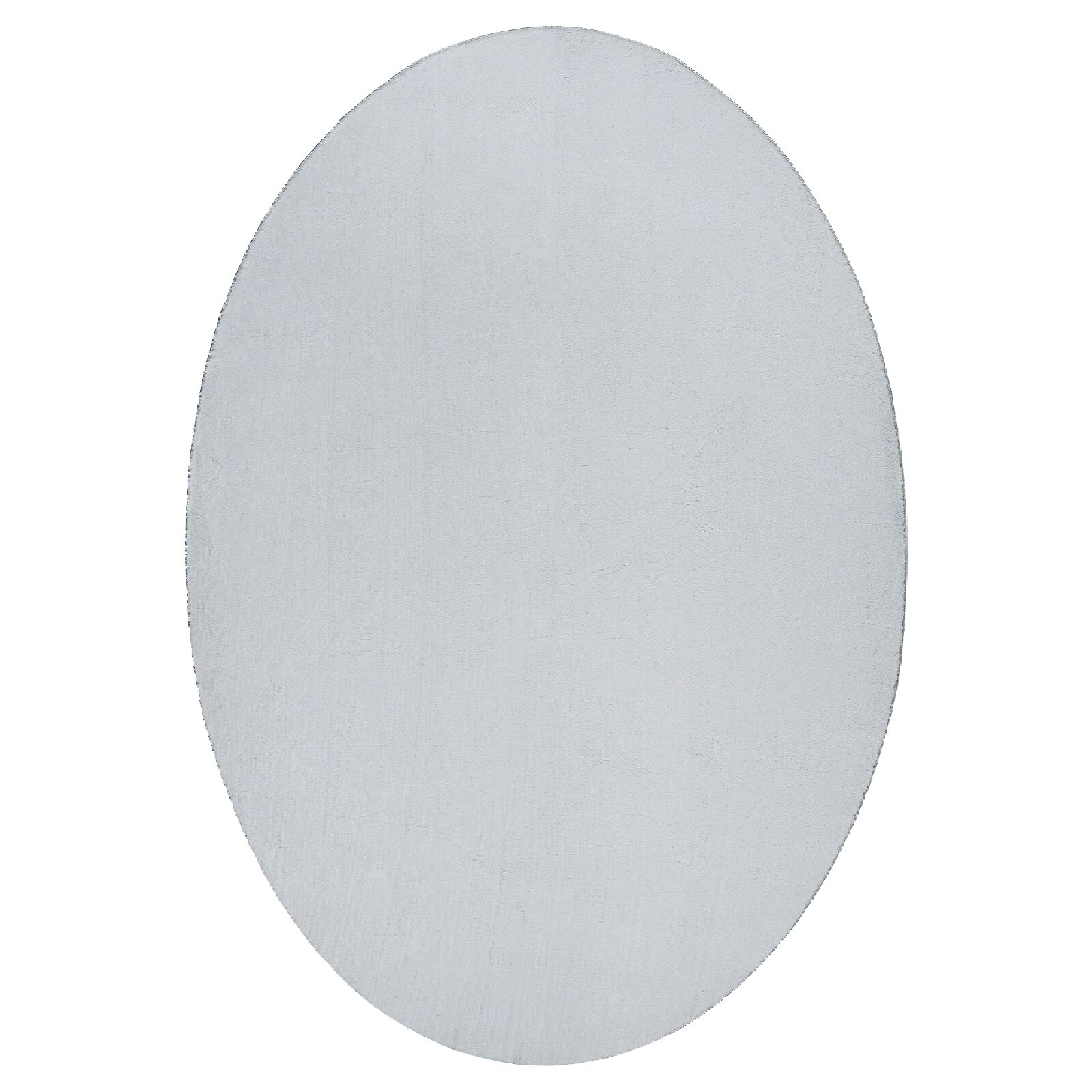 Alfombras vidaXL Gris Poliéster 160 x 230 cm Alfombras de área Ovalada