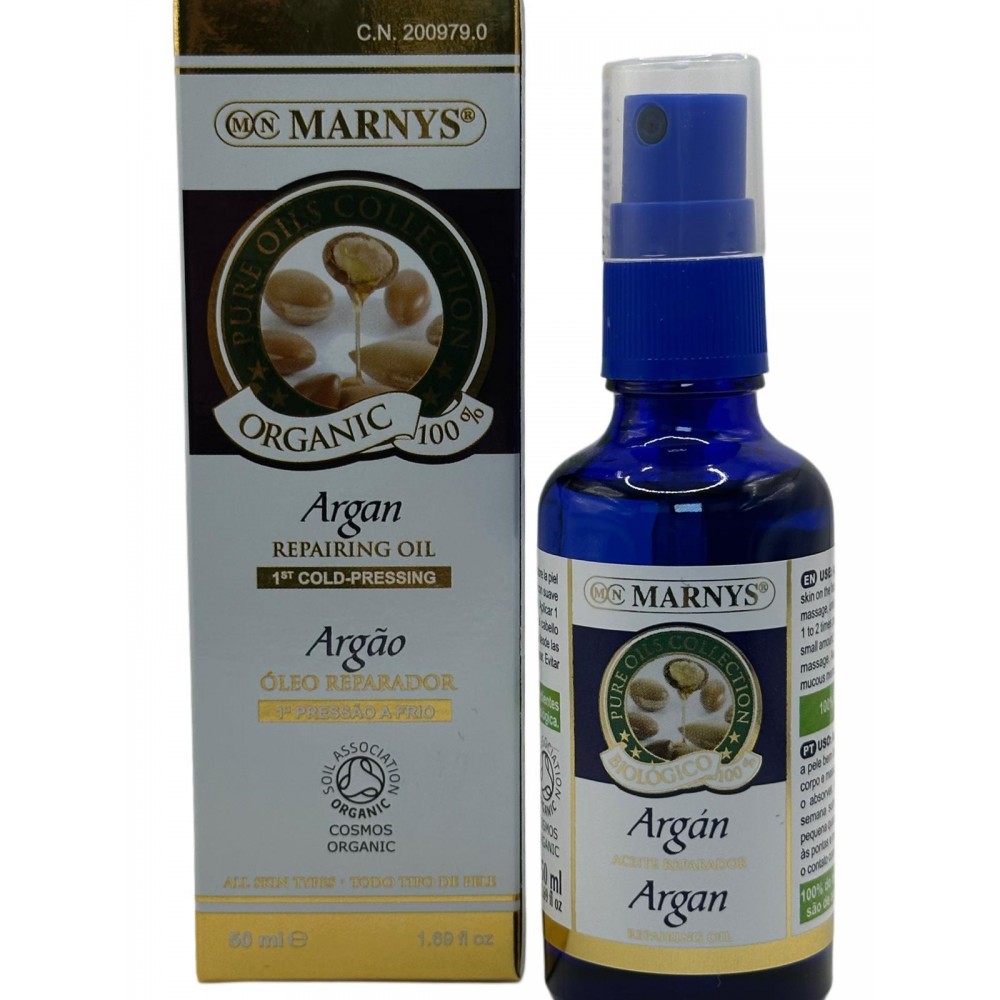 Aceite de Argan Bio 50 ml en spray de Marnys