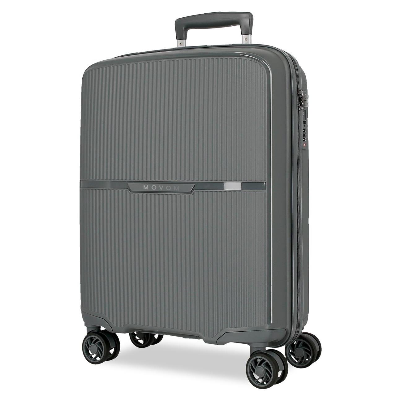 Maleta de Cabina Movom Moon de Polipropileno con 4 Ruedas Multidireccionales, Cierre TSA y 38,2L