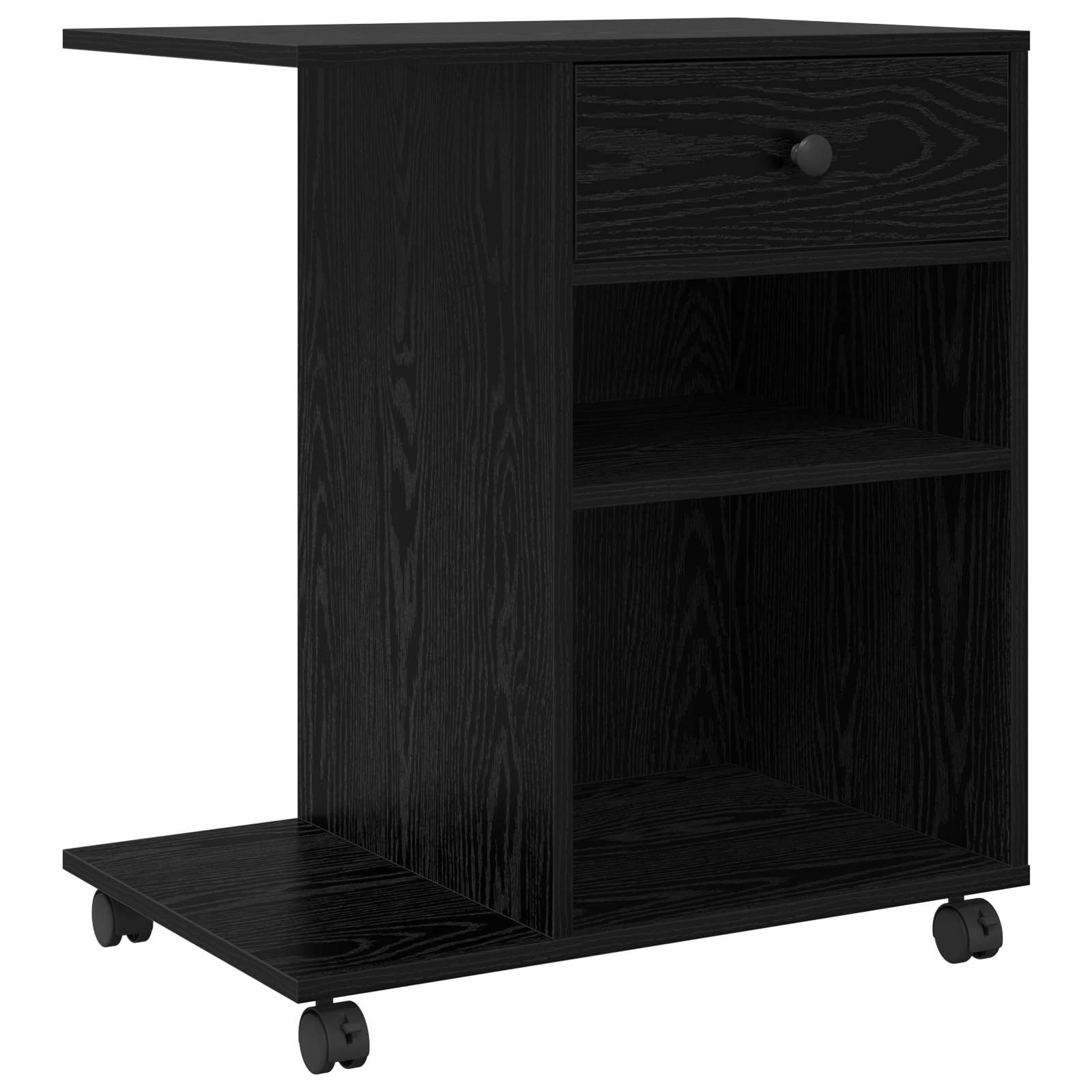 vidaXL Soporte para impresora con ruedas 60x40x68,5 cm Multicolor