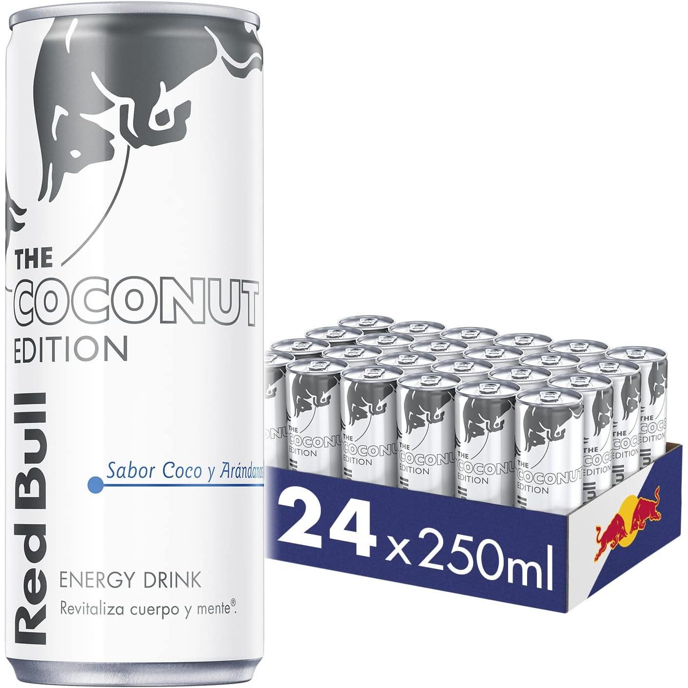 Caja de RedBull Coco Blanco Bebida Energética - 24 unidades de 250ml