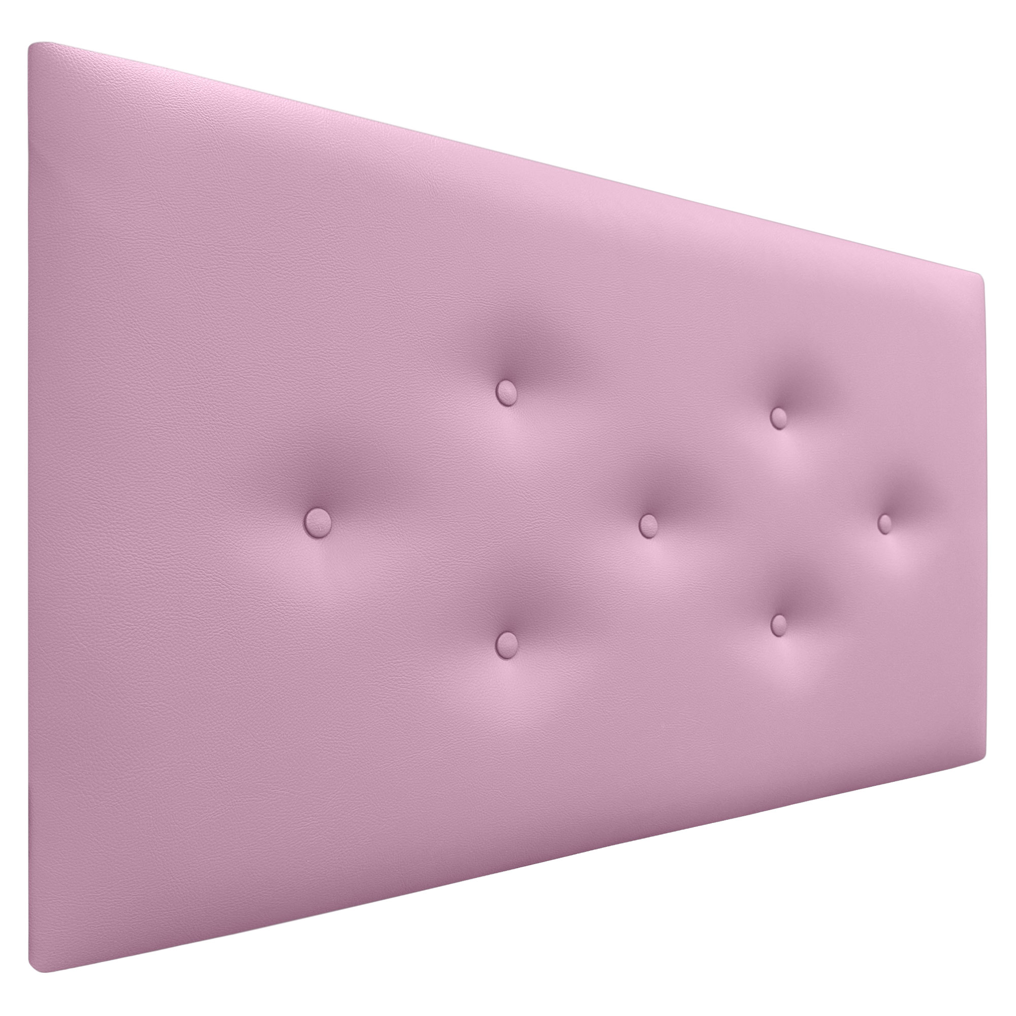 DHOME Cabecero de Polipiel con 3 Hileras Intercaladas de Botones Cabezal Tapizado Cama Lujo Segunda Gama de Colores
