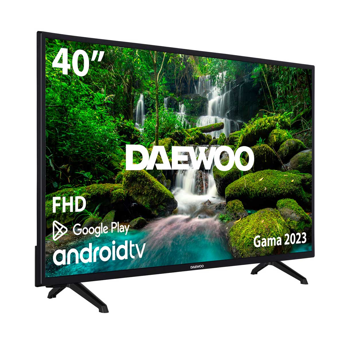 Televisor Smart TV Daewoo 65DM73QA1 65'' 4K UHD QLED Android 11 control por  voz E negro