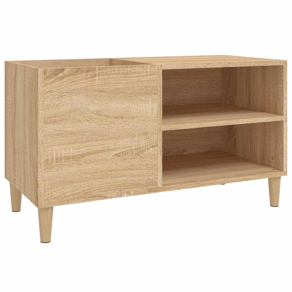 vidaXL Mueble discos madera de ingeniería 84,5x38x48 cm Multicolor