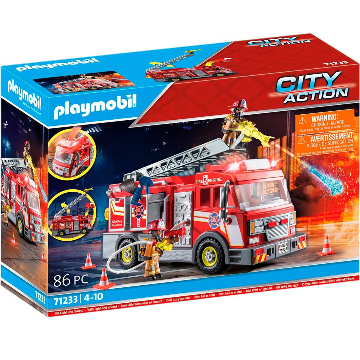 Playmobil City Action Camión de Bomberos
