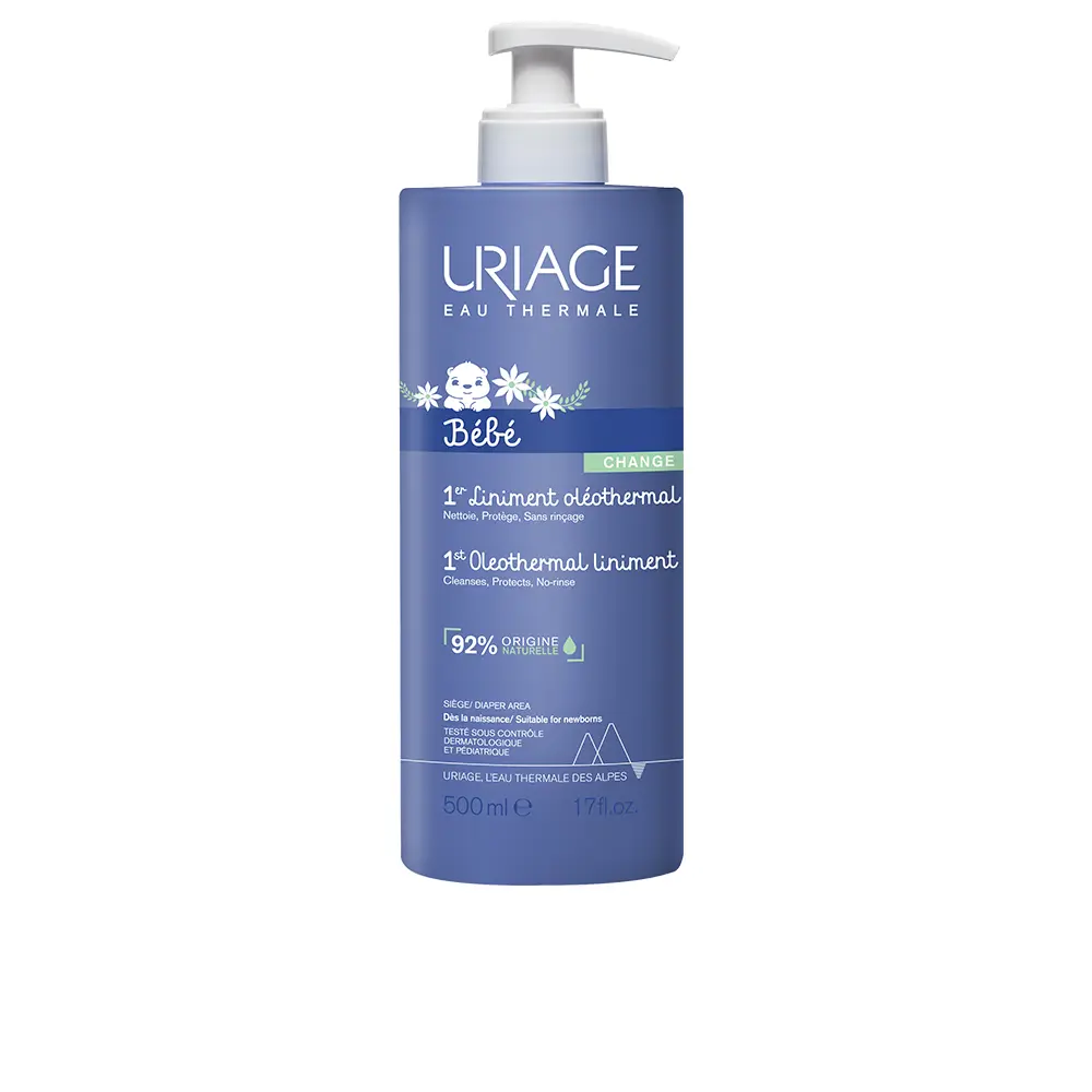 Uriage Gel de baño y champú para bebés con EDELWEISS ORGÁNICO y MANTECA DE KARITÉ Cremas para bebés