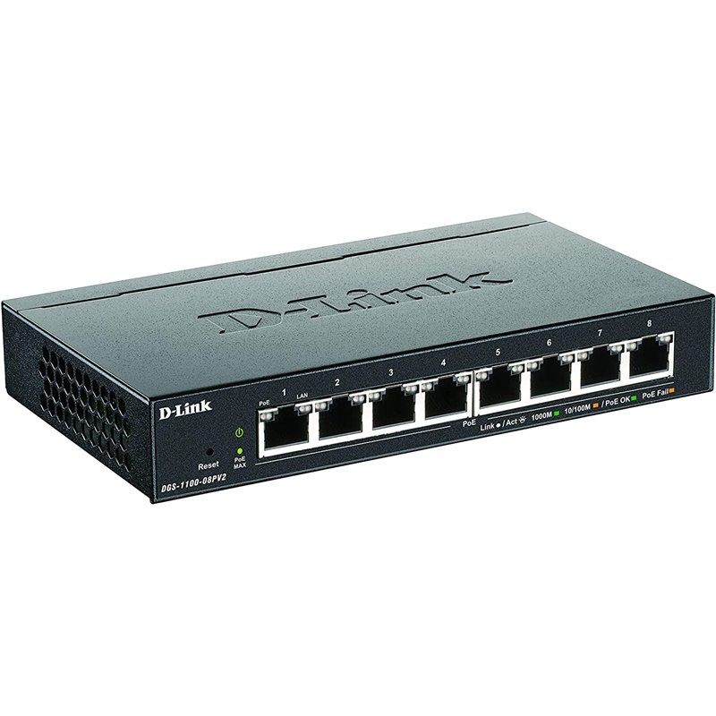 8-port poe gigabit smart managed