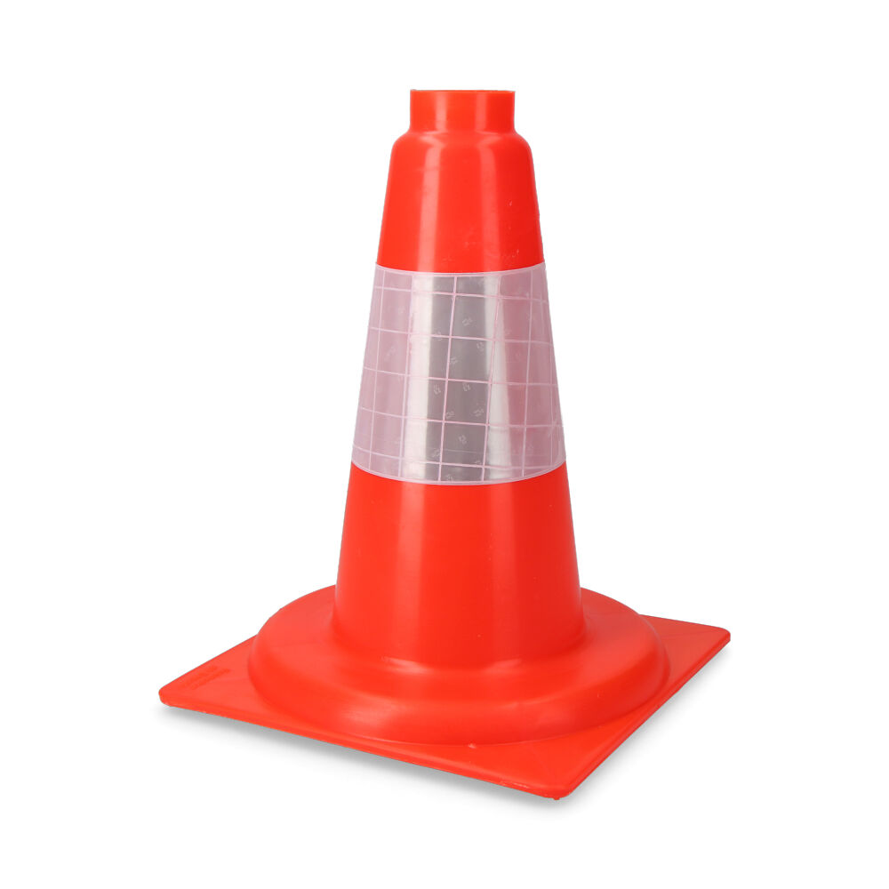 Cono Polipropileno Naranja Alta Visibilidad 30cm Reflex