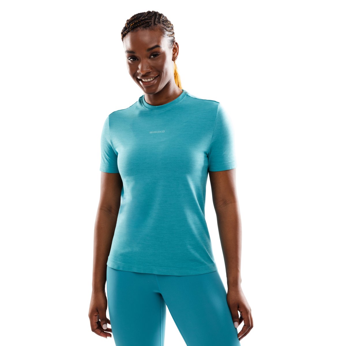 SIROKO - Camiseta Entrenamiento Manga Corta Gym & Trainning Mujer_
