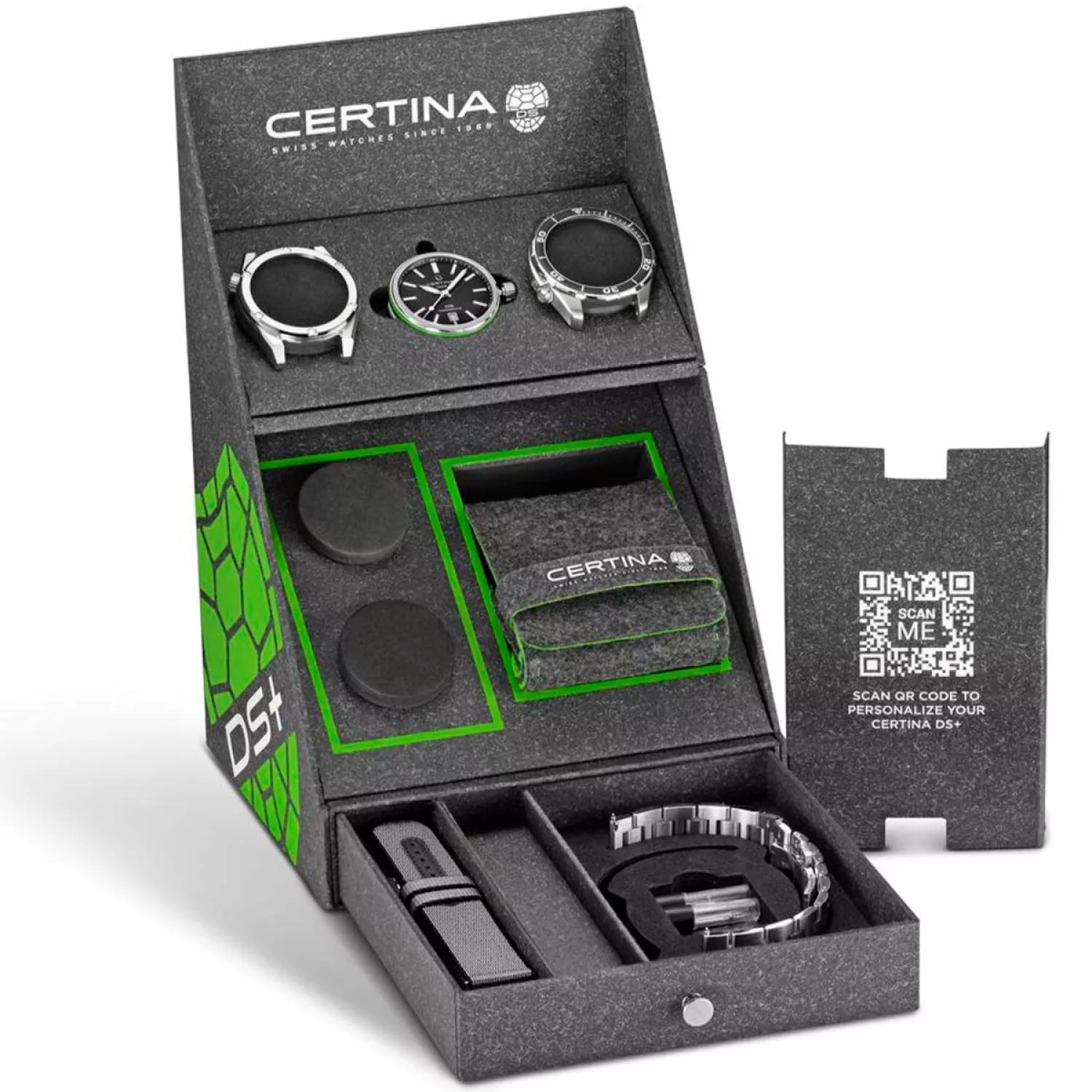 Certina Reloj Hombre Analogico Automatico con Correa de Acero inoxidable C0414071905100