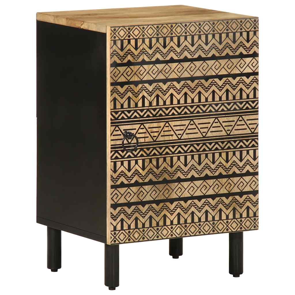 vidaXL Mueble de baño madera maciza de mango 38x33,5x58 cm