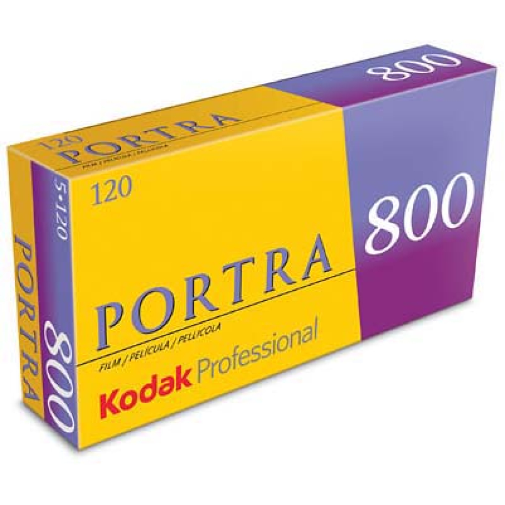 Carrete Kodak película analógica 5 Pack 120 PORTRA 800 FILM