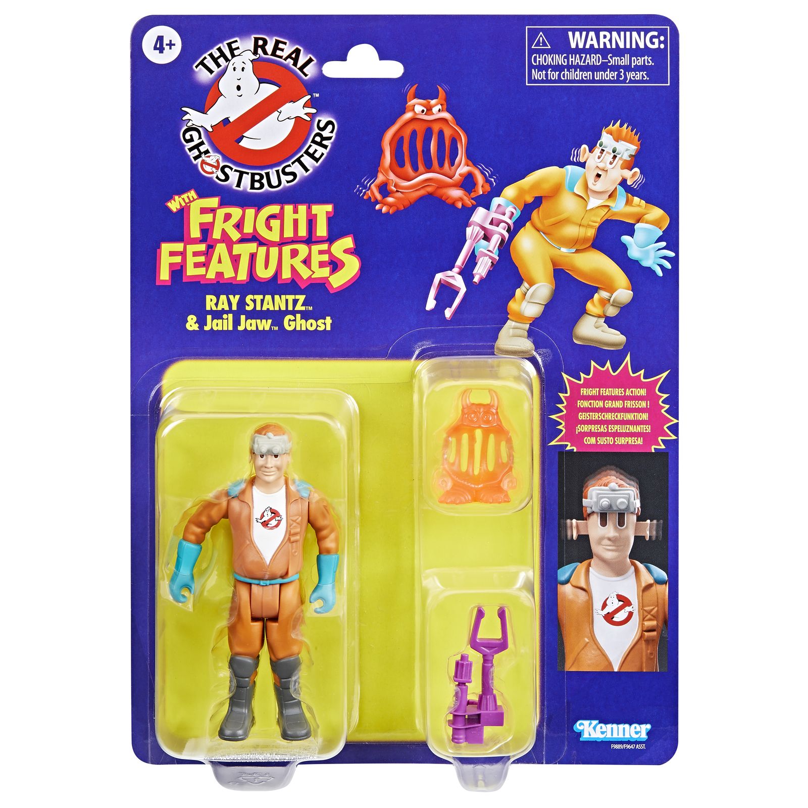 GHOSTBUSTERS FIGURA VINTAGE RAY STANTZ & JAIL JAW GHOST CAZAFANTASMAS KENNER