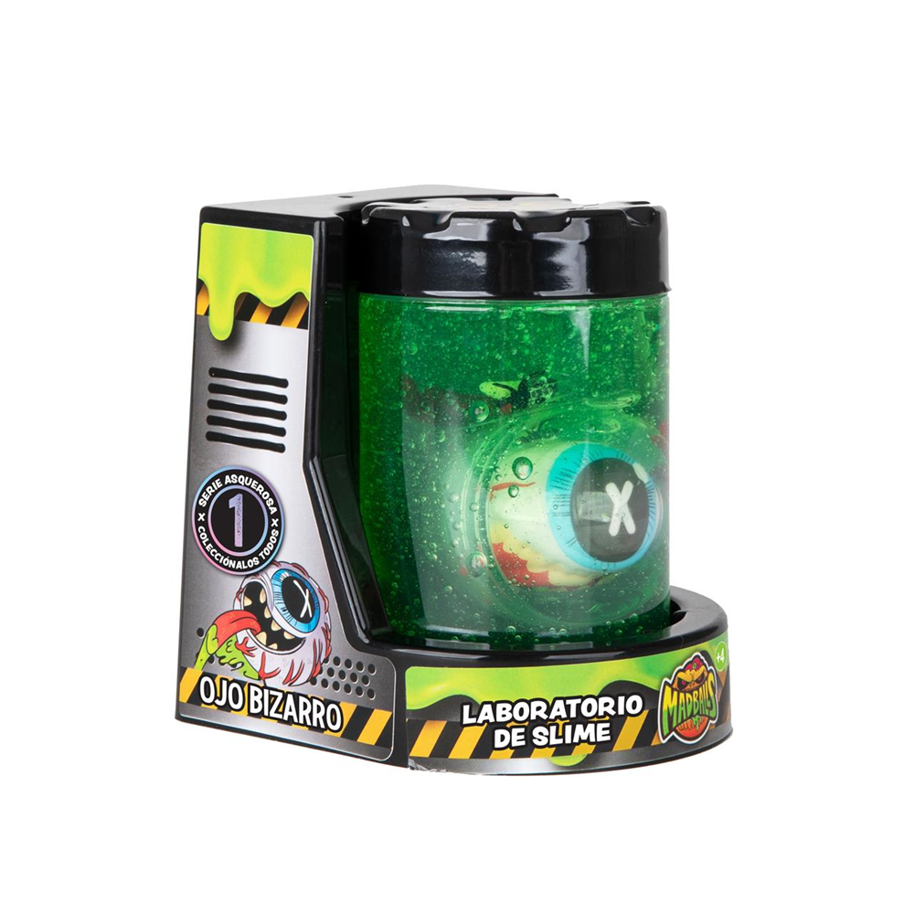 Juego Madballs Laboratorio De Slime. Cada cabeza dentro lleva escondida un frasco de slime , rebusca y encuentra accesorios como gusanos y arañas (Bizak 64432951)