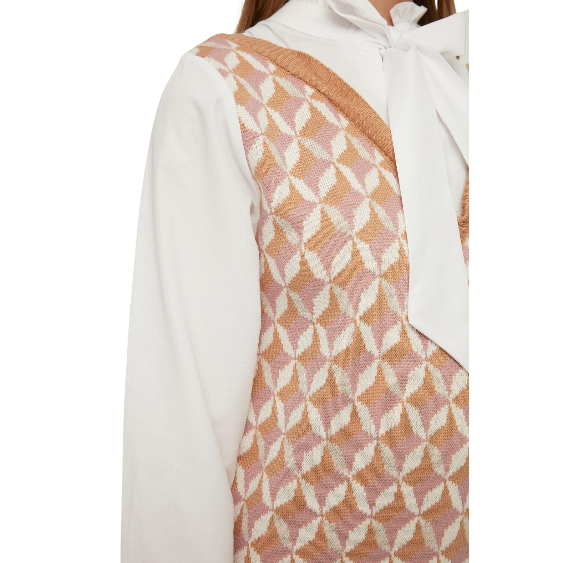 Trendyol Mujer Camel Vestido De | Alta Calidad Y Diseño Moderno Pequeño