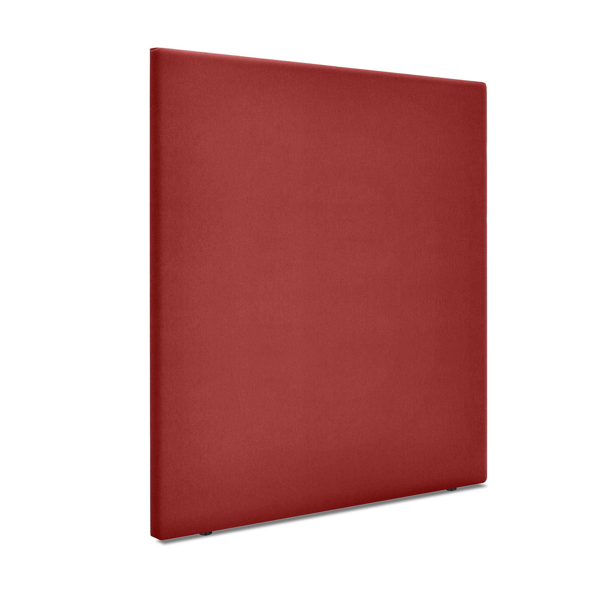 DHOME Cabecero de Polipiel o Tela Aqualine Liso Hasta el Suelo Cabeceros Cabezal Tapizado Cama (Rojo Tela)