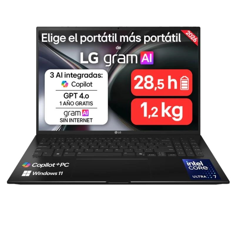Lg 16z90tl-g.au85bn u7-258v 32gb 512gb w11h 16"