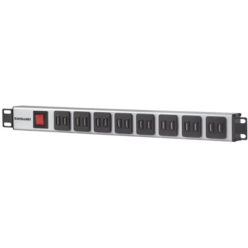 Regleta para Rack 19 , 16 Tomas USB Tipo A