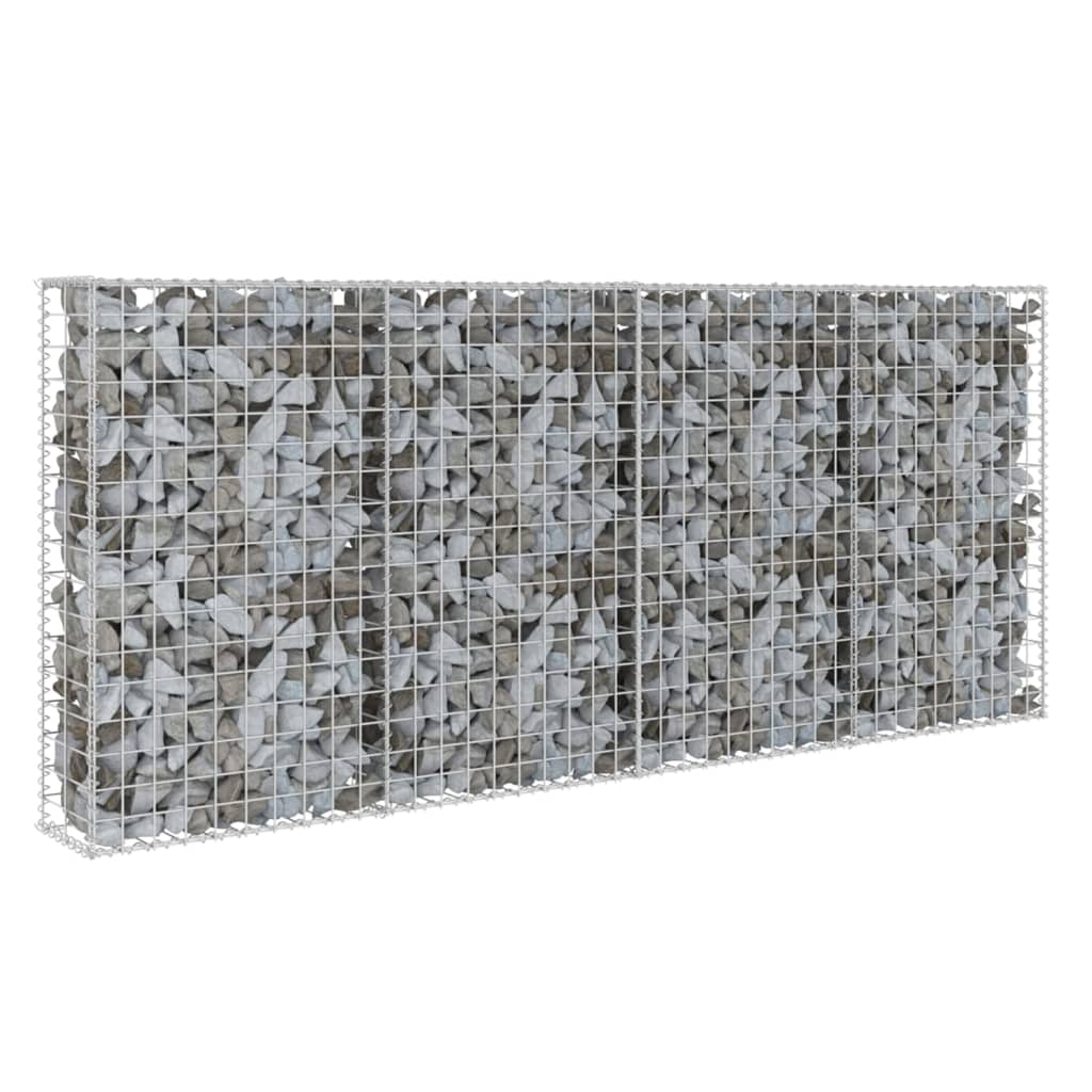 Vidaxl Muro de Gaviones de Acero Galvanizado 20x20x100cm