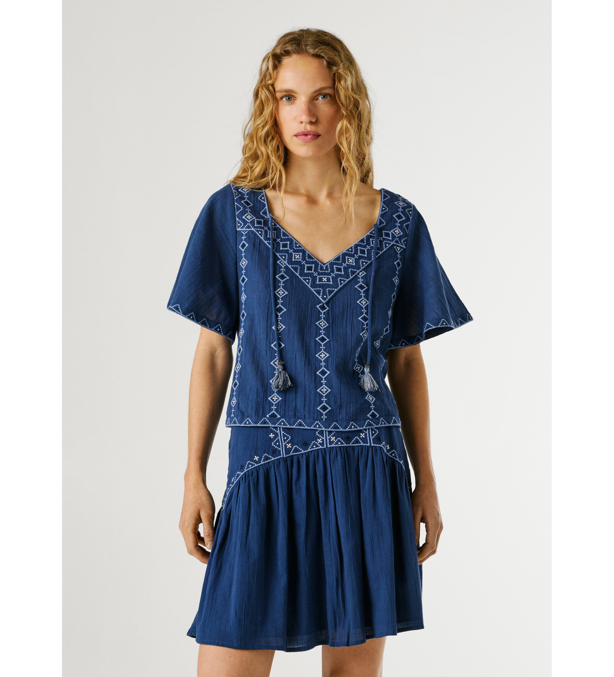 Pepe Jeans | Mujer | Blusa Darling azul