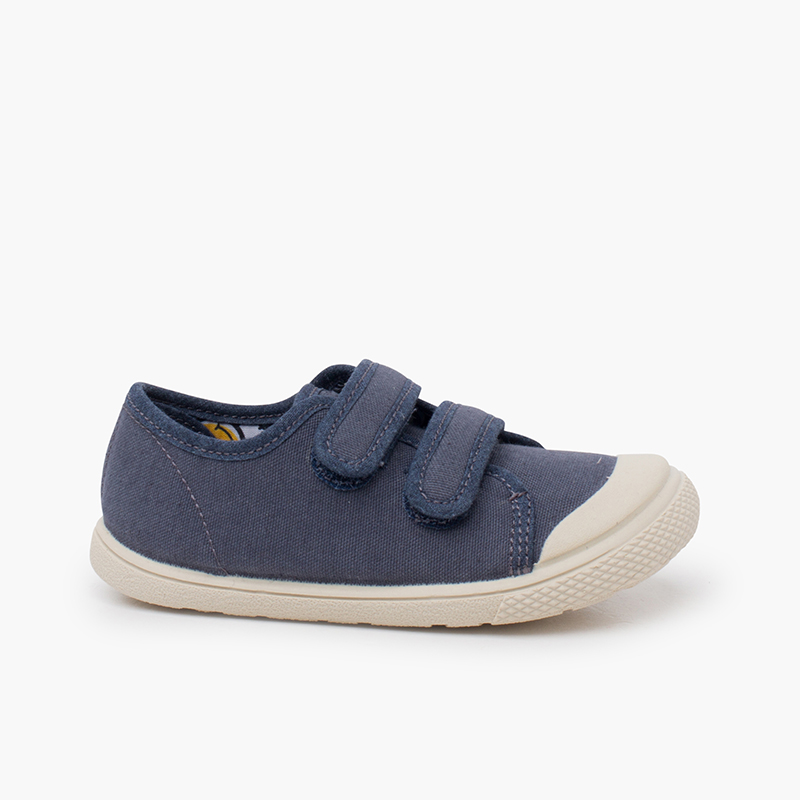 Pisamonas Zapatillas lona barefoot puntera goma