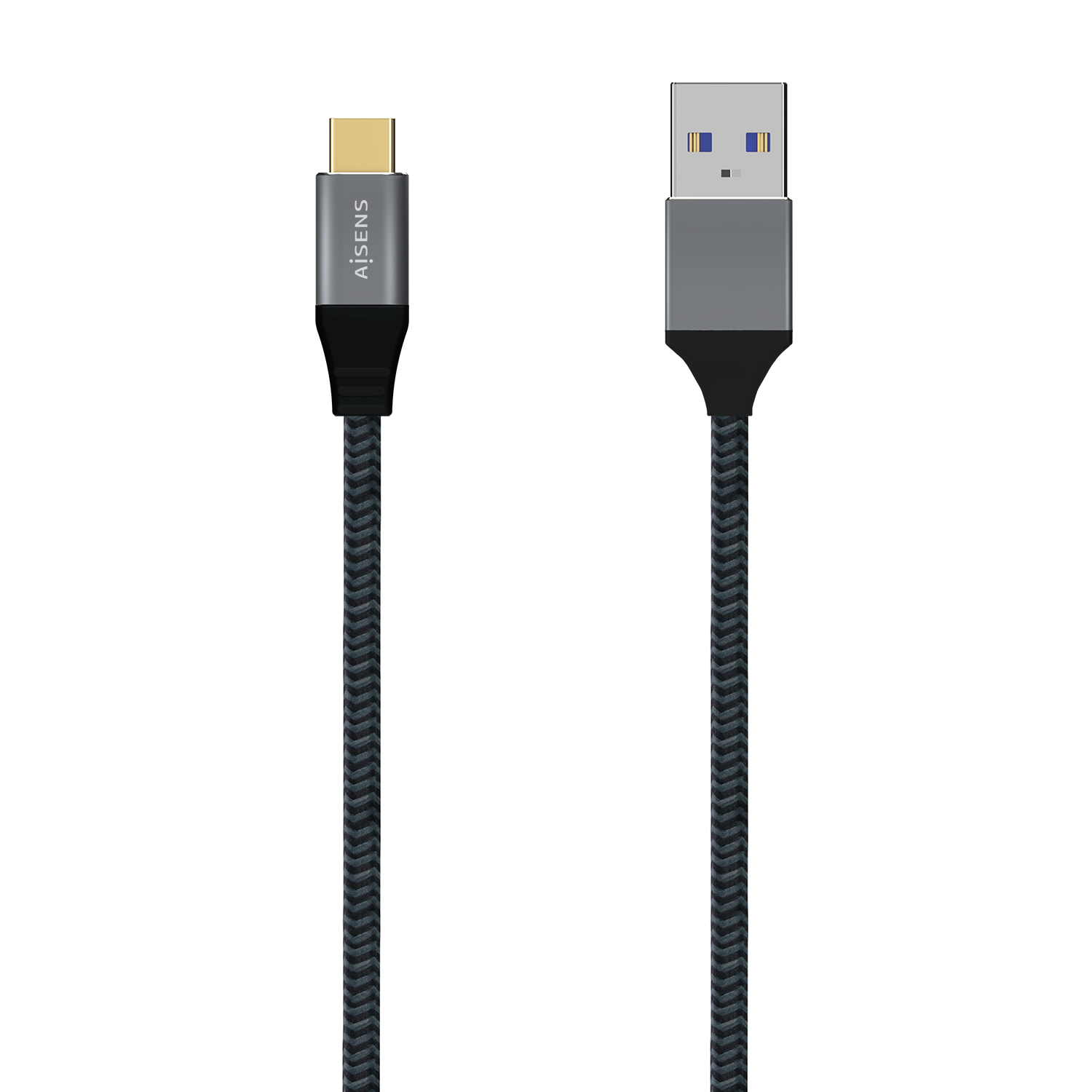 Cable usb 3.1 aisens a107-0632/ usb tipo-c macho - usb macho/ 1.5m/ gris