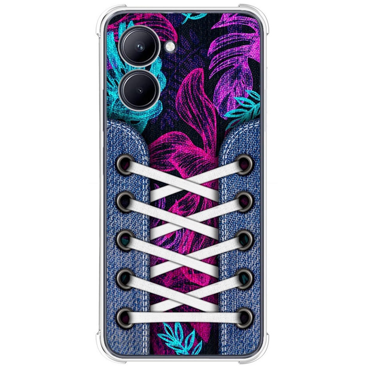 Funda Silicona Antigolpes para Realme C33 diseño Zapatillas 07 Dibujos