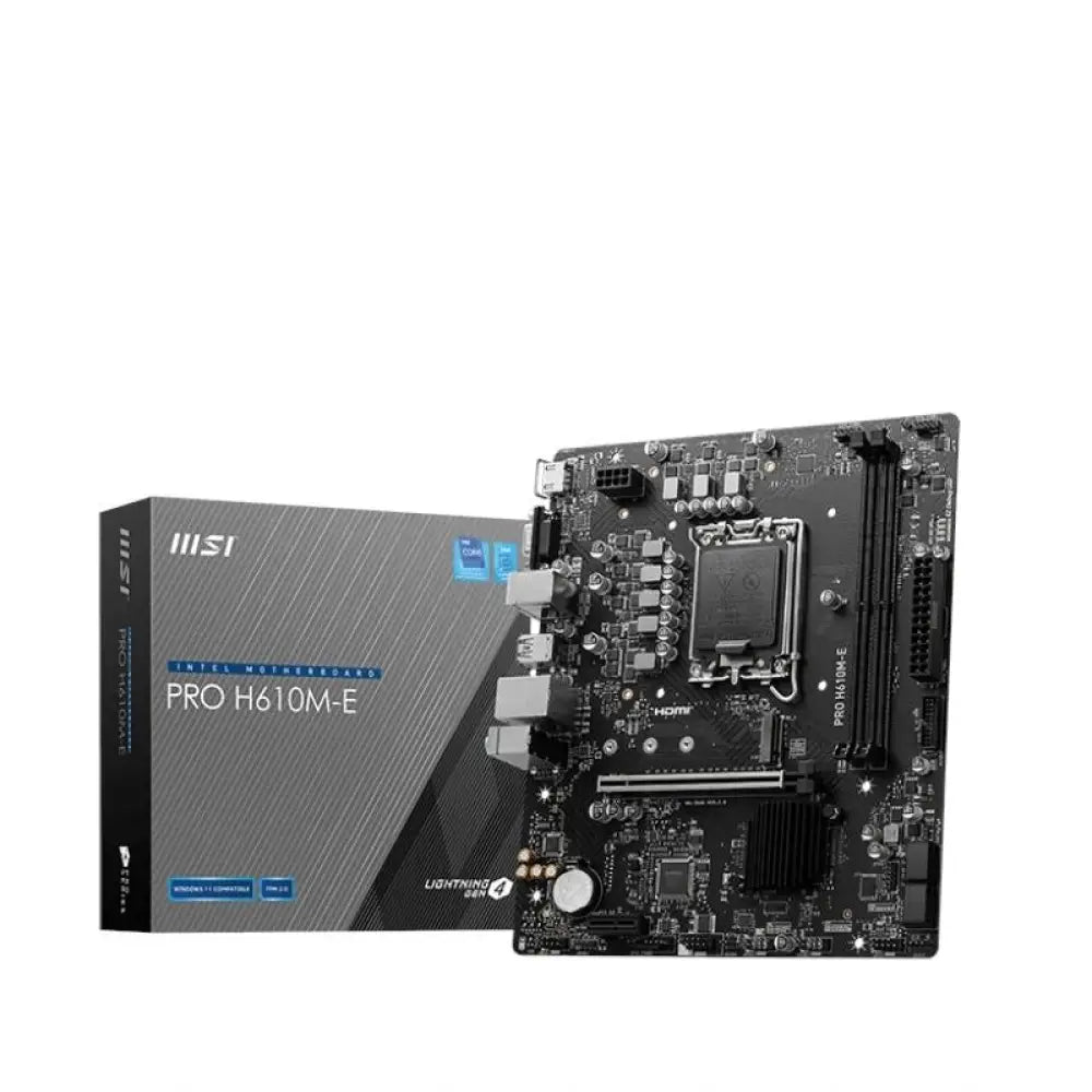 Placa Base MSI PRO H610M-E