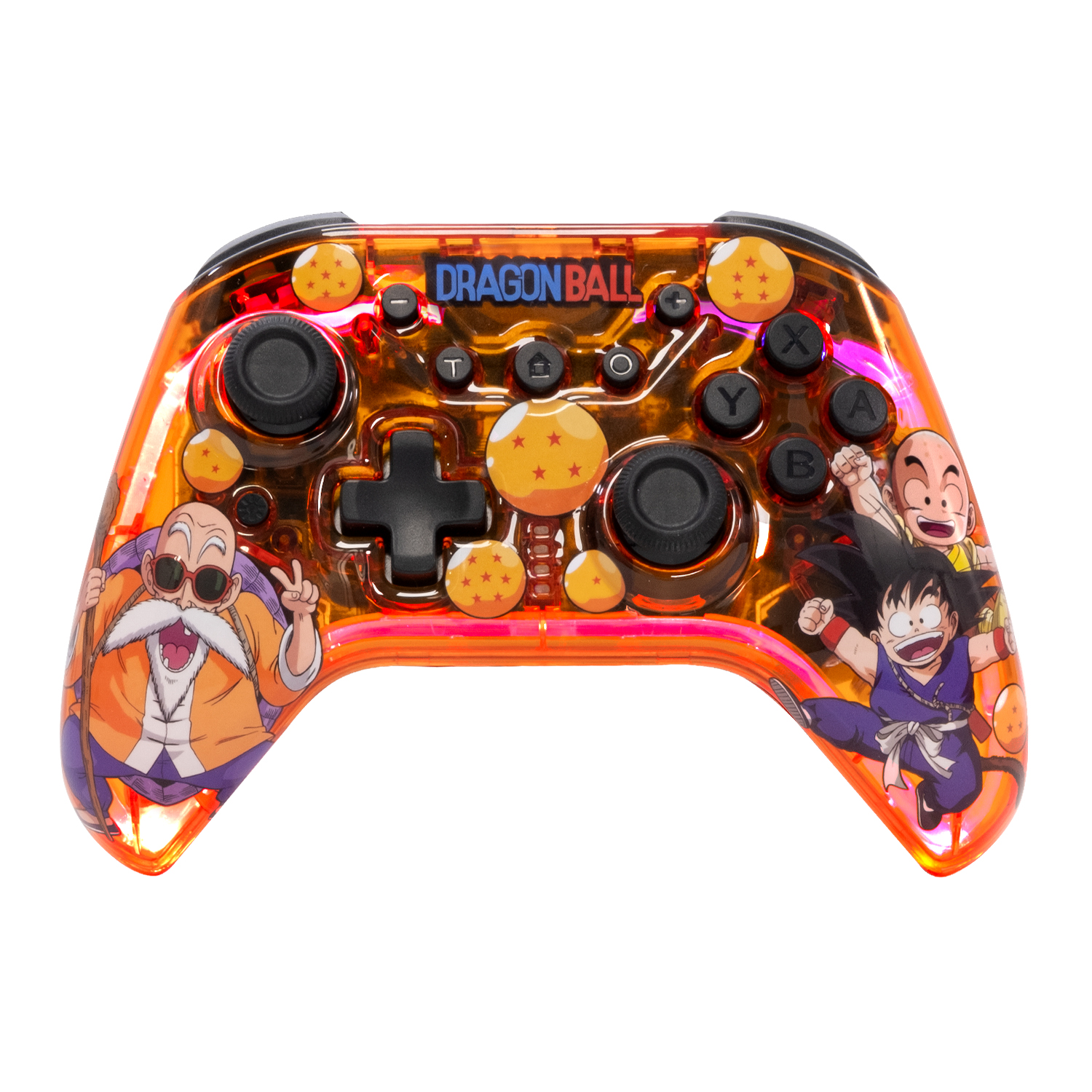 BLADE -  Mando Inalámbrico Dragon Ball, Compatible con PC, Switch 2, Switch, Dispositivos Móviles, Luz LED RGB