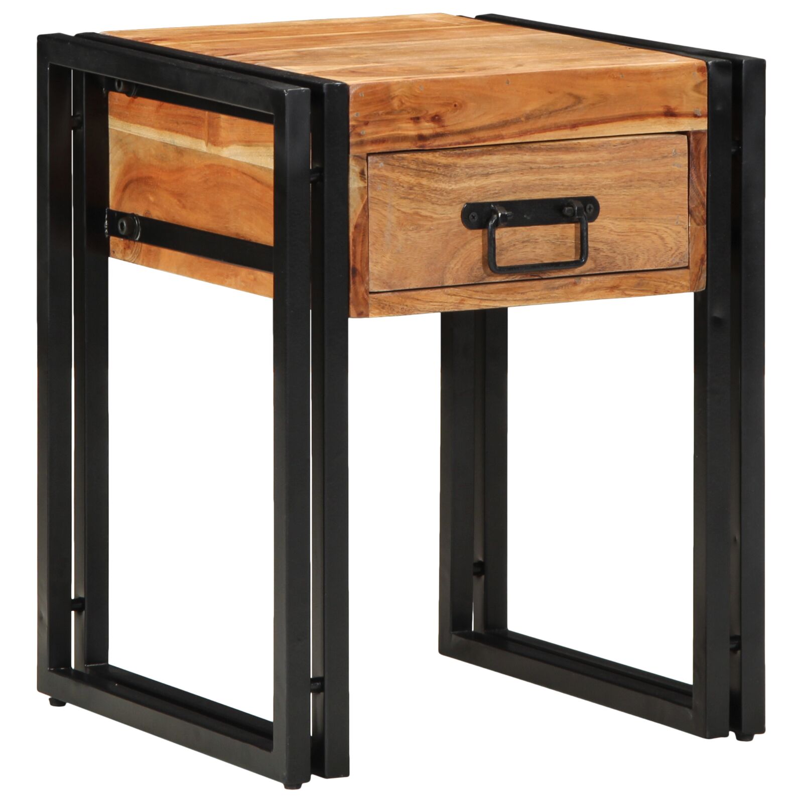 Mesa Auxiliar vidaXL 40x40x50 cm de Madera Maciza de Acacia