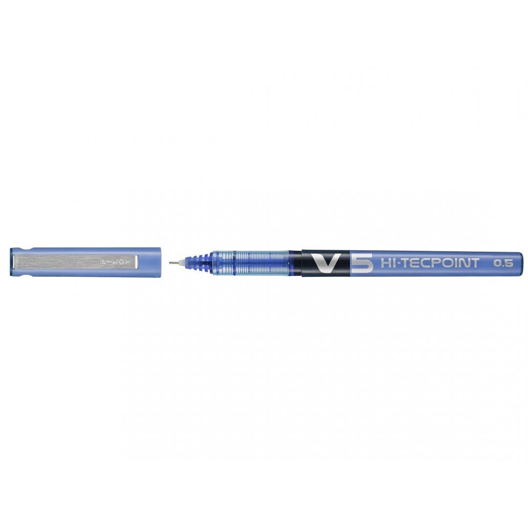 Pilot Pack Bolígrafo V5 0.5 Punta Fina Azul/Negro/Rojo 12PCS