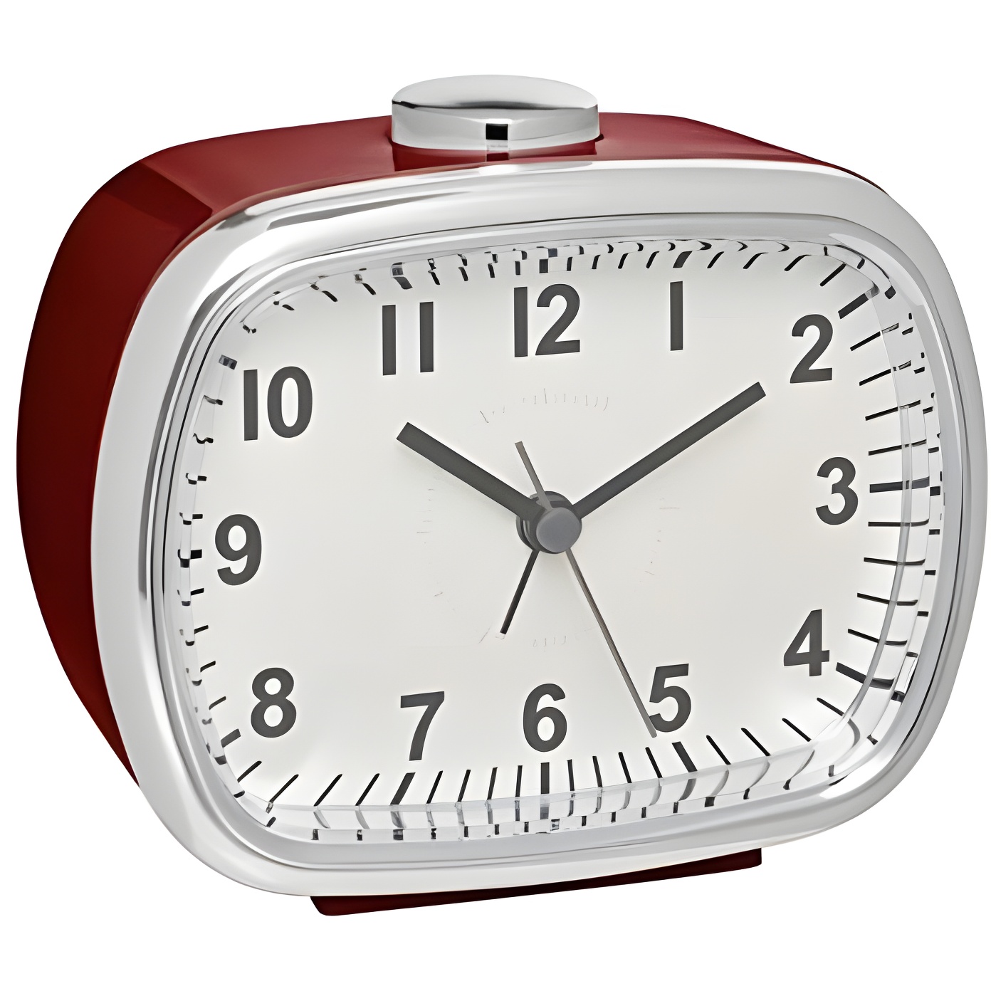 Tfa-dostmann Reloj Despertador Analógico Retro TFA Dostmann con Función Snooze Color Rojo Vino