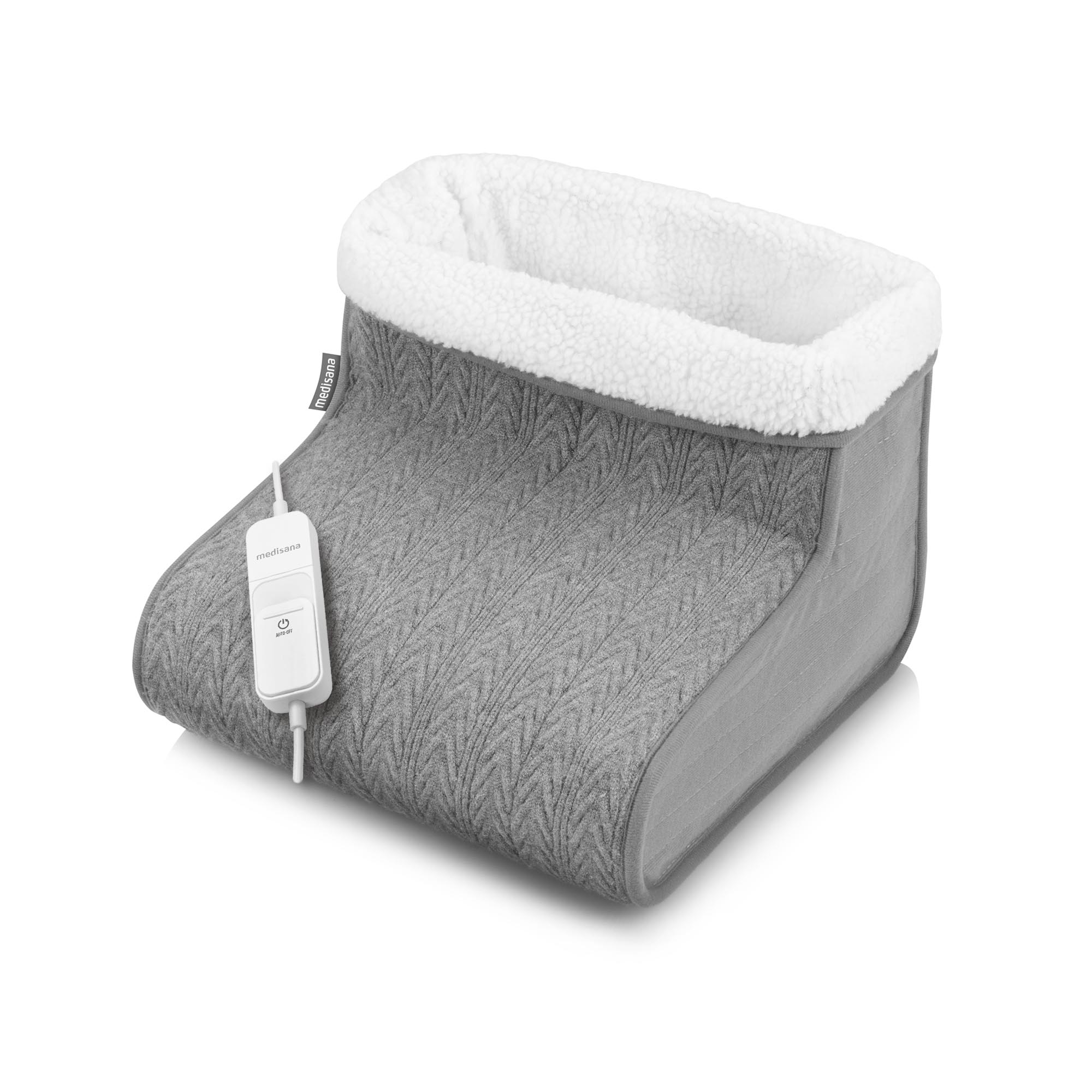medisana FW 150 | calientapiés de punto con 3 niveles de temperatura y apagado automático