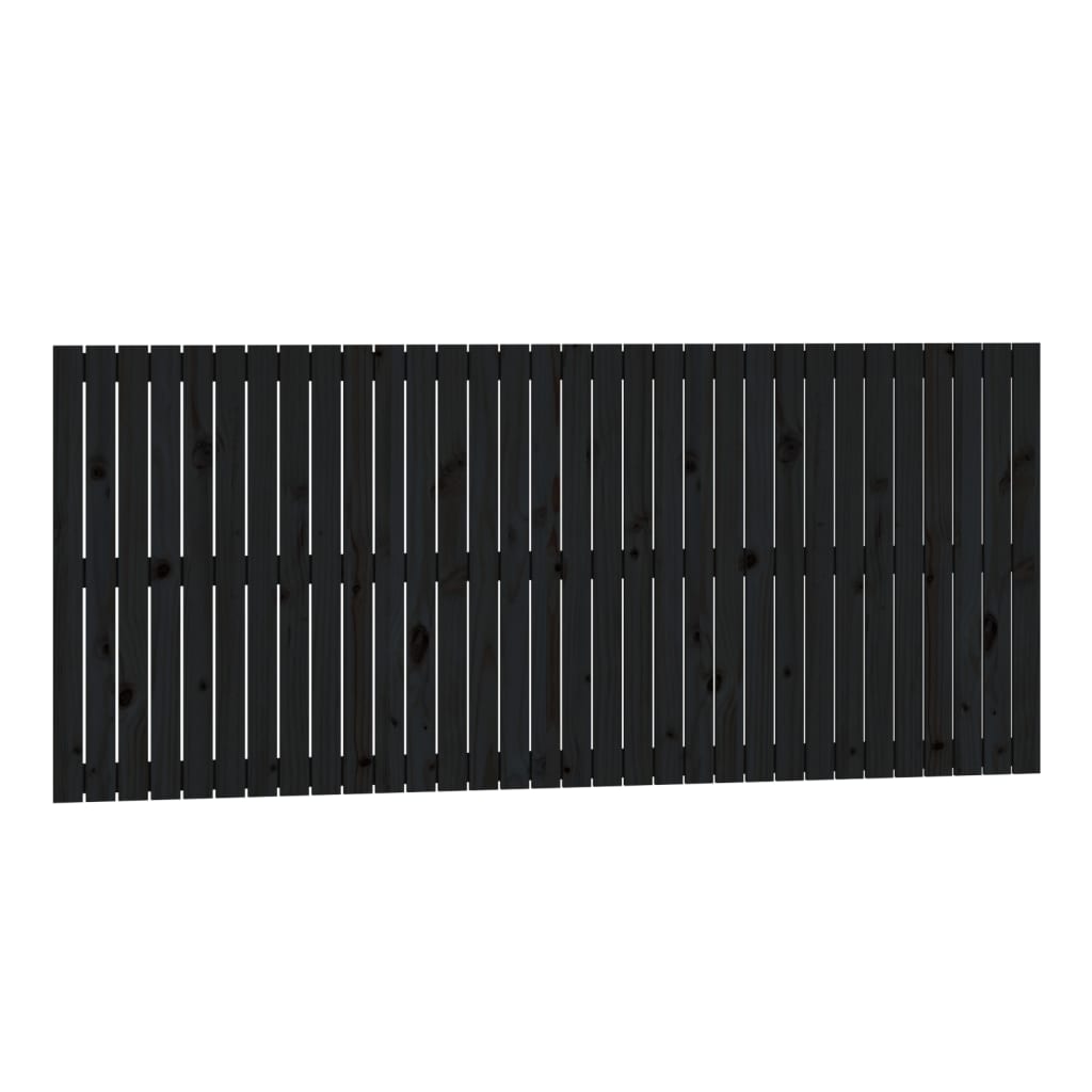 vidaXL Cabecero de cama pared madera maciza pino 204x3x90 cm
