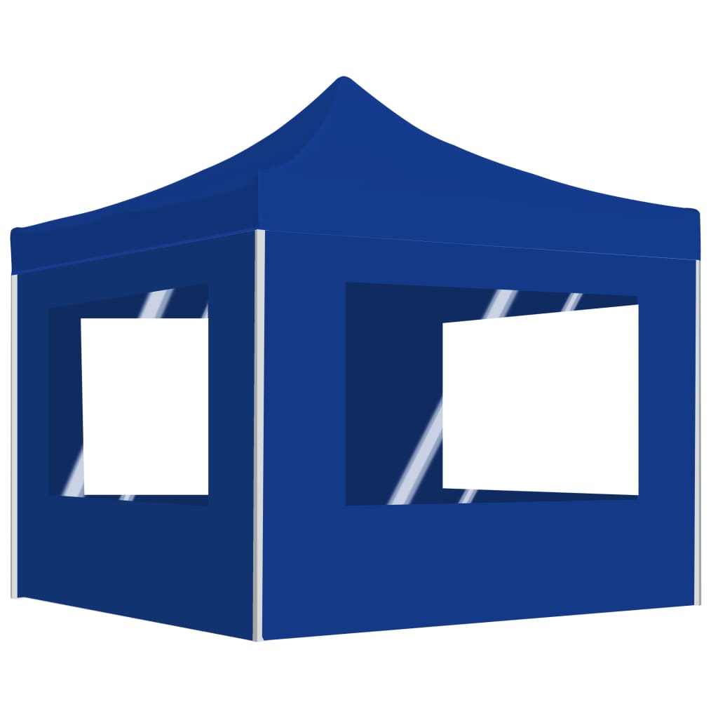 vidaXL Carpa Plegable Profesional con Paredes Aluminio Jardín Parasol Color Azul,  Blanco,  Antracita y mas