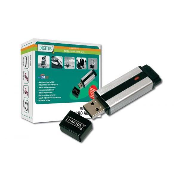 Digitus Conversor USB a SATA - Alta Velocidad de Transferencia
