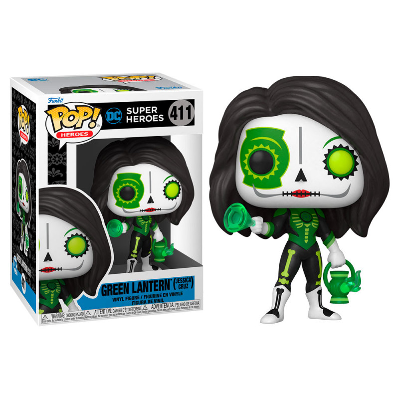FUNKO POP! DÍA DE LOS DC - GREEN LANTERN (JESSICA CRUZ), 57415, Nº411, TIENDA CON LICENCIA OFICIAL