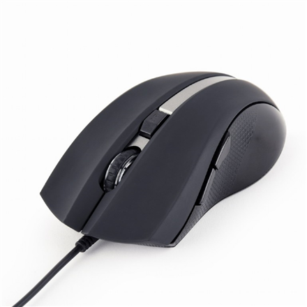 Ratón láser G Gembird MUS-GU-02 con cable USB negro