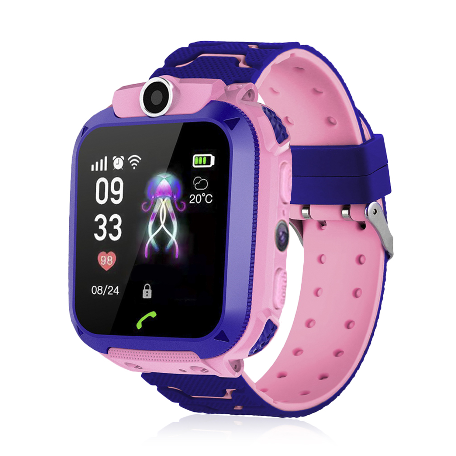 DAM. Smartwatch localizador LBS especial para niños, con función de rastreo, llamadas SOS y recepción de llamada. 4x1x5cm