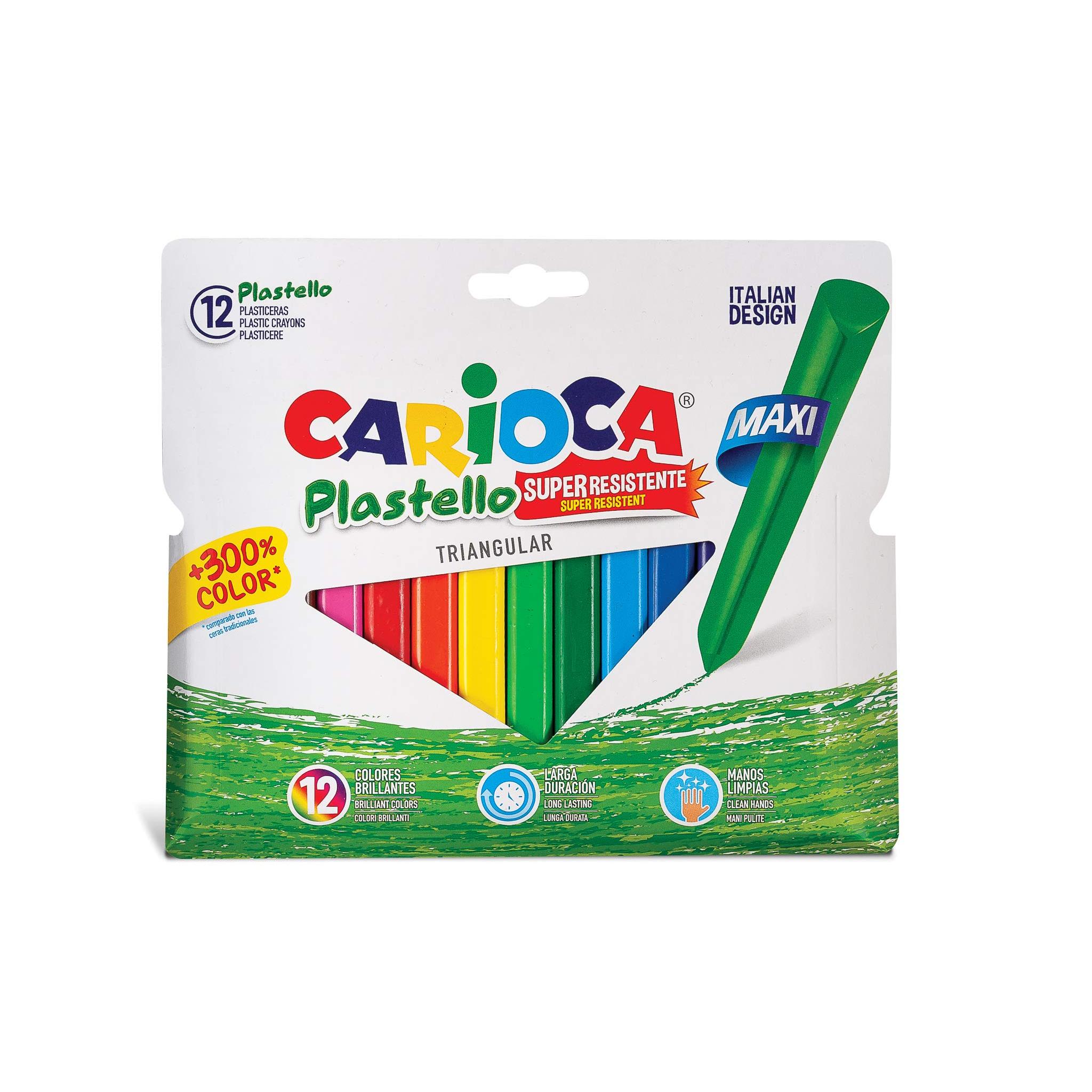 Plasticeras Resistentes Maxi Triangular Plastello - 12 Uds
