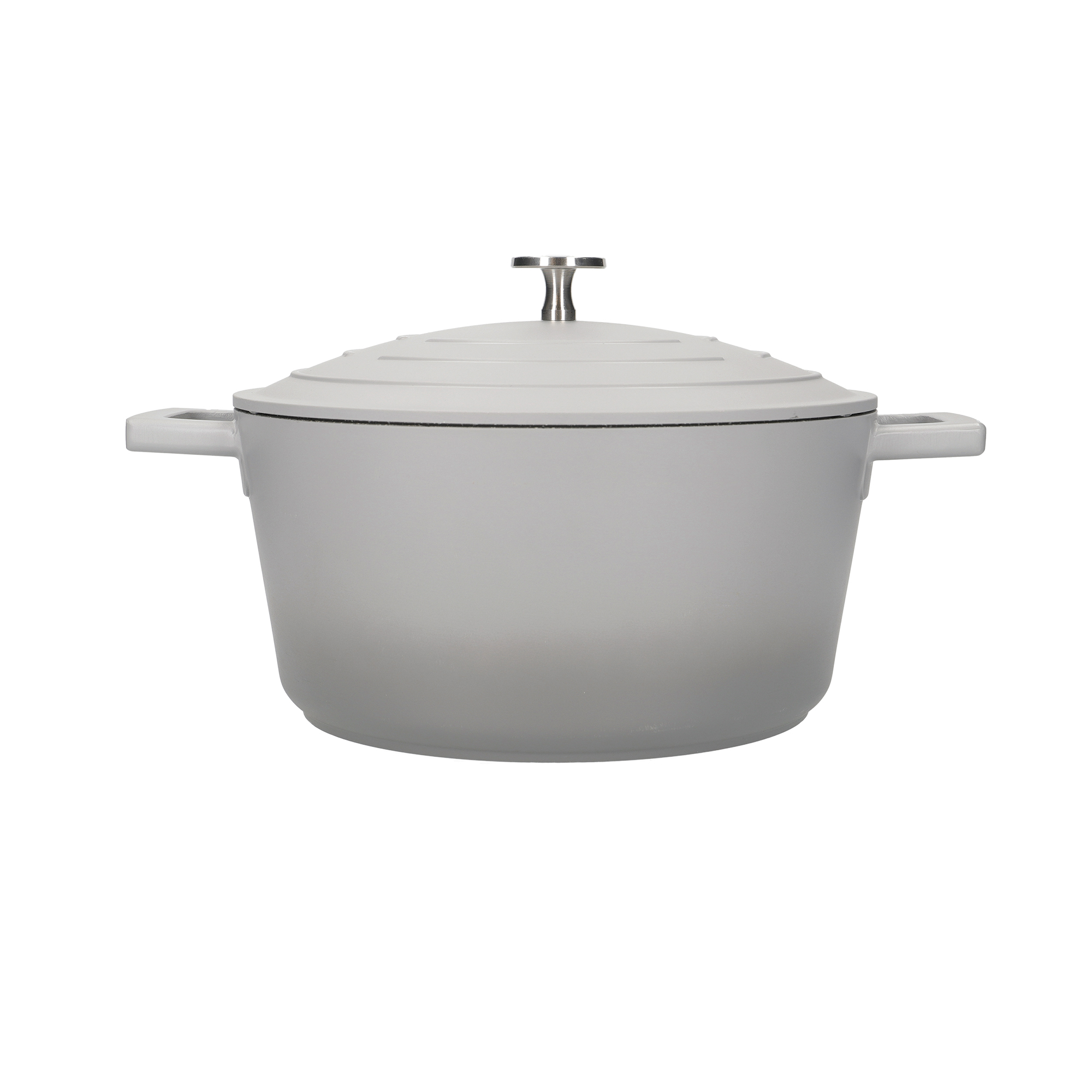 Masterclass Cacerola de Aluminio Fundido con Tapa, Ligera, Degradado Gris, 4 Litros, 20 cm